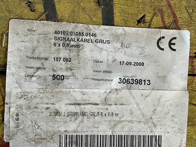 Signaalkabel 6x0,8 (5x) - afbeelding 3 van  5