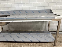 Silco - rvs spoel/aanvoertafel - ongebruikt - afbeelding 5 van  7