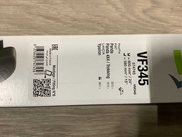 Silencio valeo (voor fiat) ruitenwisser (28x) - afbeelding 2 van  3