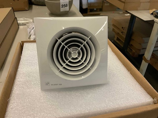 Silent 100 badkamer ventilator - afbeelding 1 van  3