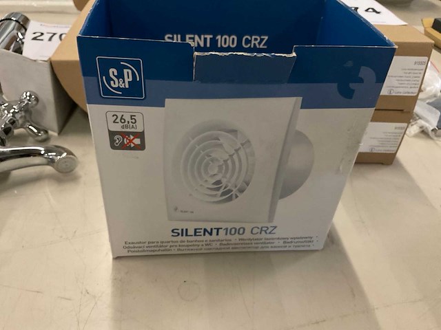 Silent 100 badkamer ventilator - afbeelding 3 van  3