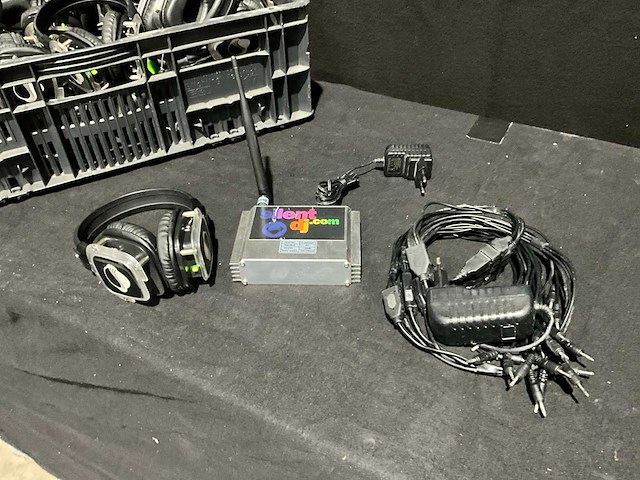 Silent disco set - afbeelding 1 van  6