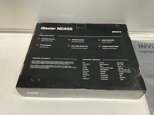 Silentiumpc, invzi nc400 notebook cooler en laptop stand - afbeelding 3 van  7