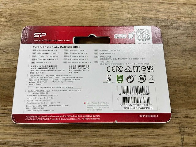 Silicon power xd80 2tb - afbeelding 3 van  3