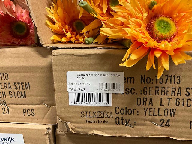 Silka, art en emerald kunstbloemen - afbeelding 4 van  15