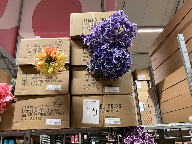 Silka, art en emerald kunstbloemen - afbeelding 13 van  15