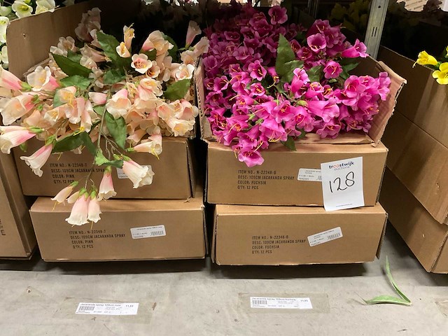 Silka en emerald kunstbloemen - afbeelding 6 van  12