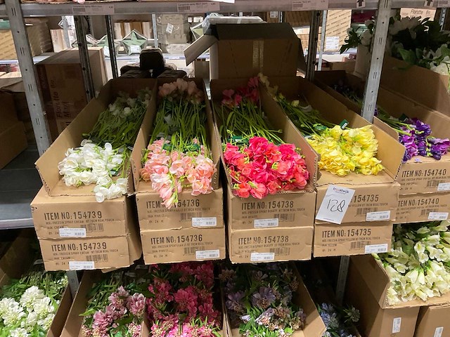 Silka en emerald kunstbloemen - afbeelding 10 van  12