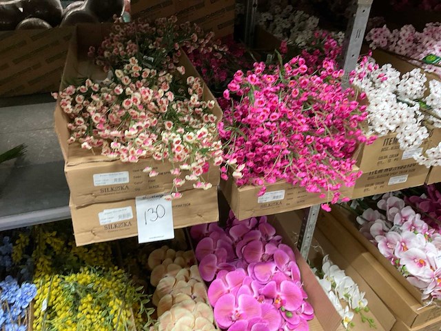 Silka en emerald kunstbloemen - afbeelding 5 van  20