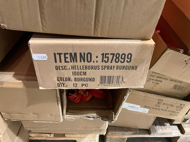 Silka en emerald kunstbloemen - afbeelding 12 van  13