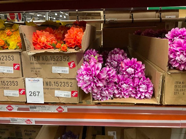 Silka en emerald kunstbloemen - afbeelding 8 van  11