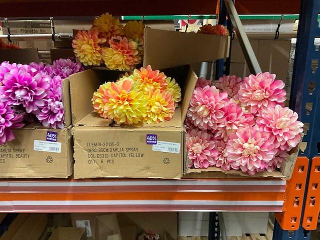 Silka en emerald kunstbloemen - afbeelding 9 van  11