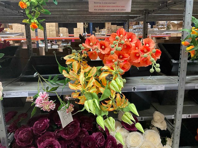 Silka en emerald partij zijde bloemen - afbeelding 7 van  11