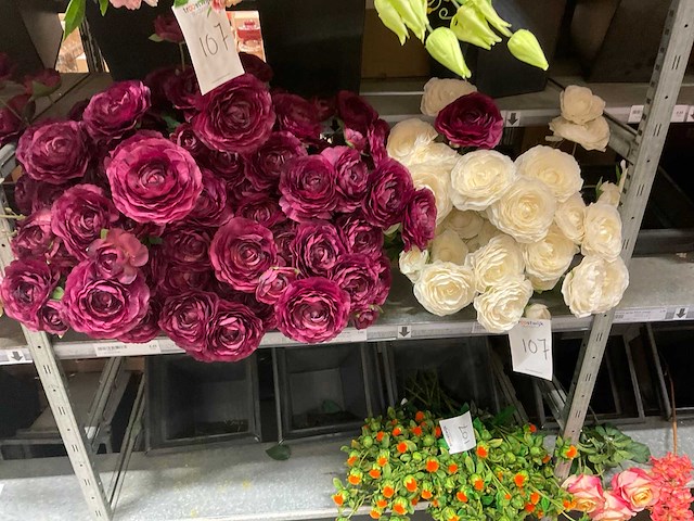 Silka en emerald partij zijde bloemen - afbeelding 8 van  11