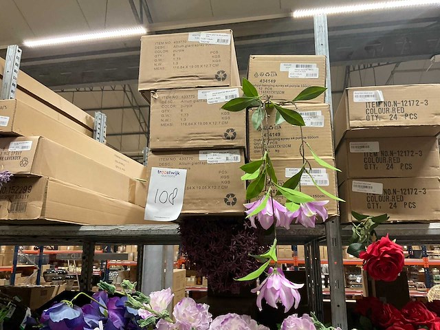 Silka en emerald partij zijde bloemen - afbeelding 5 van  8