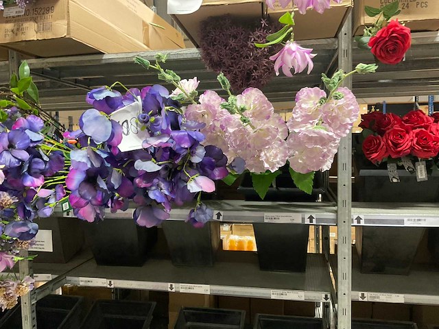 Silka en emerald partij zijde bloemen - afbeelding 6 van  8