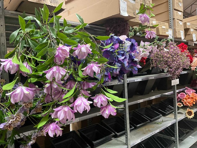 Silka en emerald partij zijde bloemen - afbeelding 7 van  8