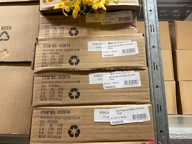 Silka en emerald partij zijde bloemen - afbeelding 10 van  14