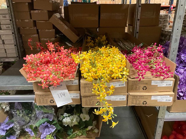 Silka en emerald partij zijde bloemen - afbeelding 11 van  14