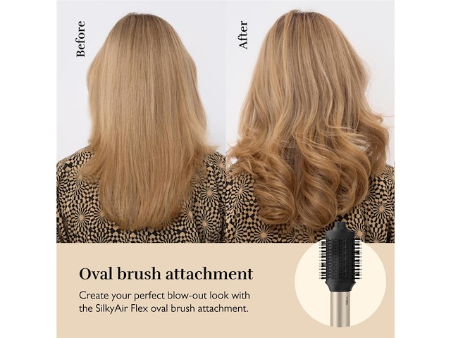 Silk'n haardroger silkyair flex met borstel en stijltang zwart - afbeelding 2 van  5