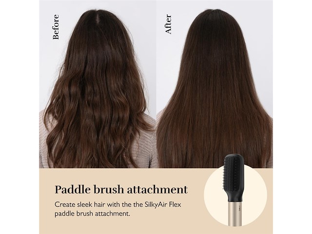 Silk'n haardroger silkyair flex met borstel en stijltang zwart - afbeelding 3 van  5
