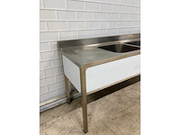 Silko - rvs spoeltafel met dubbel spoelbak - ongebruikt - afbeelding 6 van  7