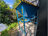 Silocontainer vultrechter met 4 ophanghaken opslagcontainer - afbeelding 4 van  5