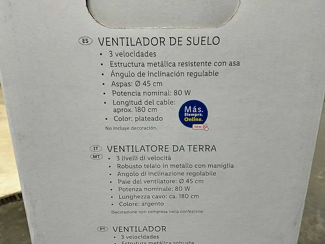 Silvercrest 353122 ventilator - afbeelding 6 van  8