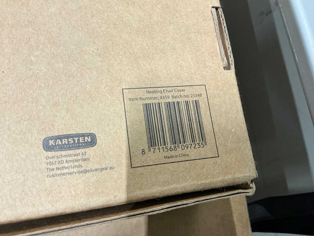 Silvergear verwarmde stoelhoes (13x) - afbeelding 2 van  3