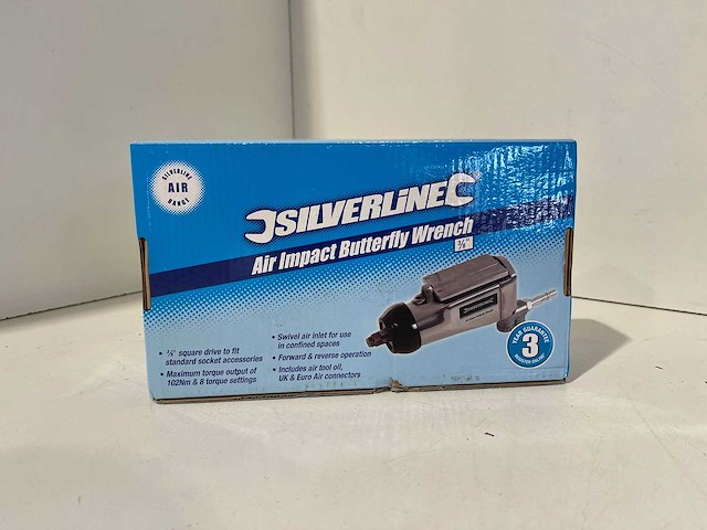 Silverline - 3/8 butterfly - pneumatische moeraanzetter - afbeelding 1 van  3