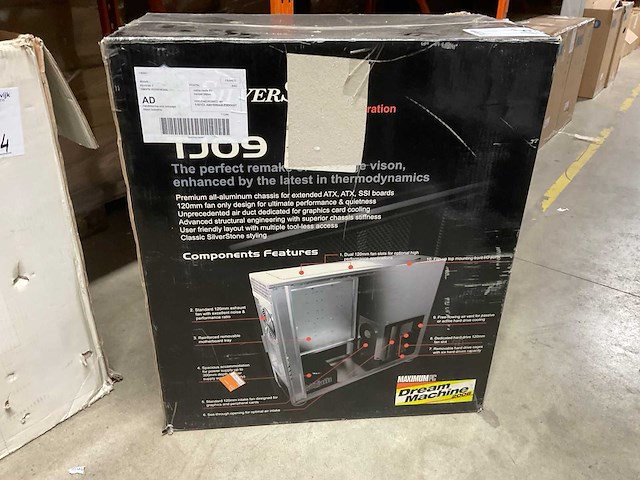 Silverstone temjin tj09b desktop behuizing - afbeelding 1 van  3