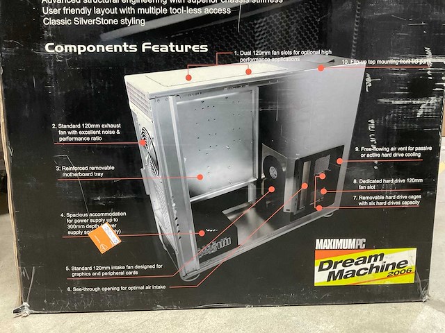 Silverstone temjin tj09b desktop behuizing - afbeelding 2 van  3