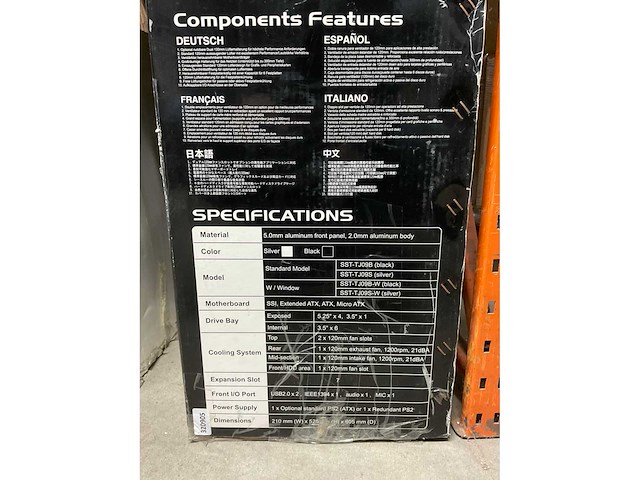 Silverstone temjin tj09b desktop behuizing - afbeelding 3 van  3
