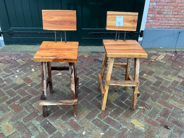 Silvijn meubels barkruk (2x) - afbeelding 1 van  8