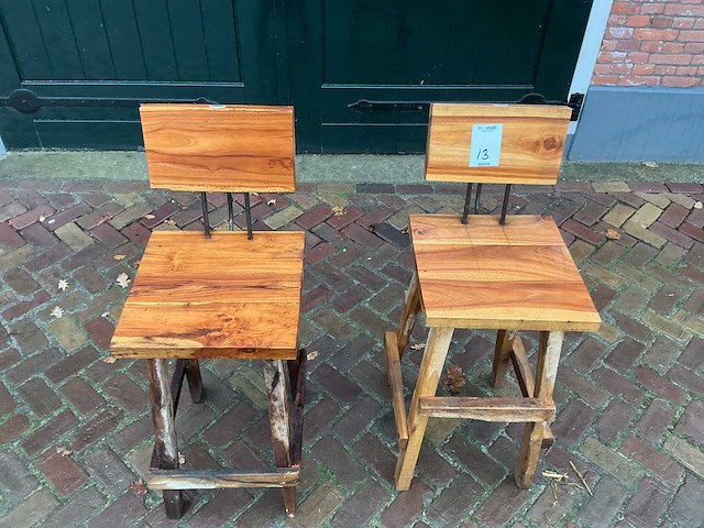 Silvijn meubels barkruk (2x) - afbeelding 2 van  8