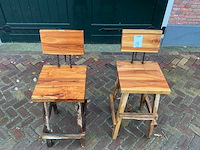 Silvijn meubels barkruk (2x) - afbeelding 2 van  8