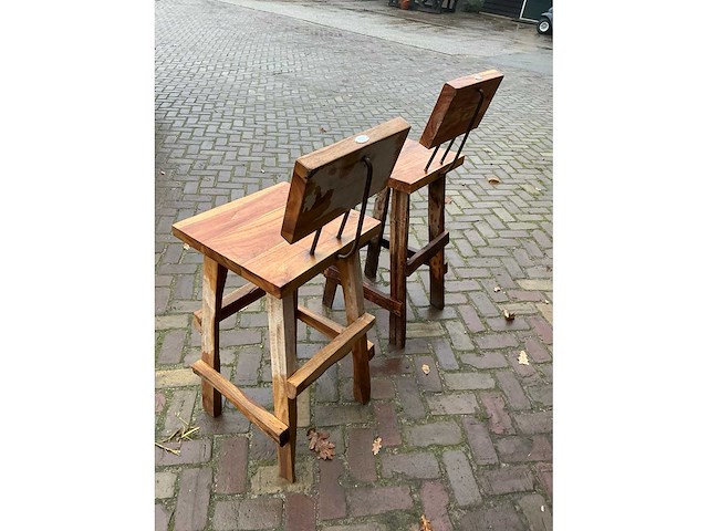 Silvijn meubels barkruk (2x) - afbeelding 5 van  8