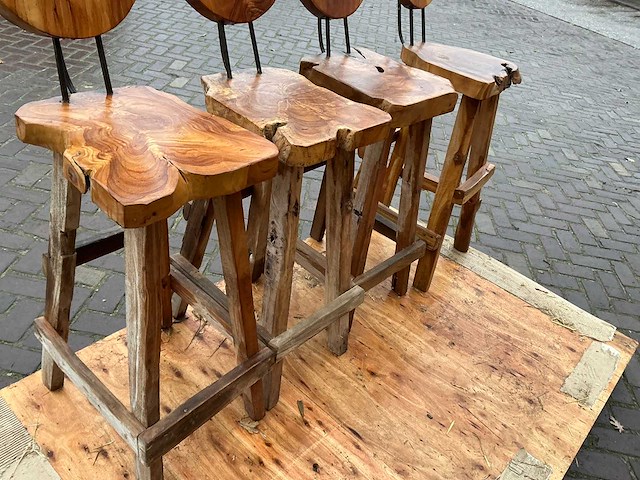 Silvijn meubels barkruk (7x) - afbeelding 3 van  11