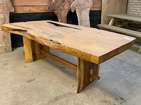 Silvijn meubels boomstamtafel - afbeelding 2 van  6