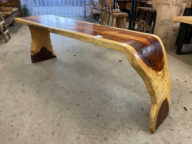 Silvijn meubels boomstamtafel - afbeelding 1 van  7