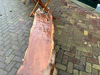 Silvijn meubels wortel houten bank - afbeelding 4 van  13