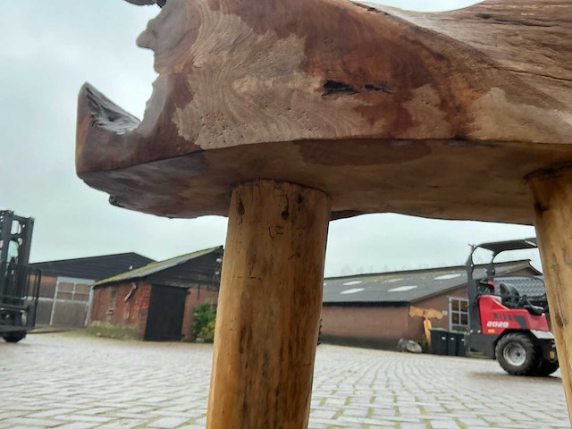 Silvijn meubels wortel houten bank - afbeelding 13 van  13