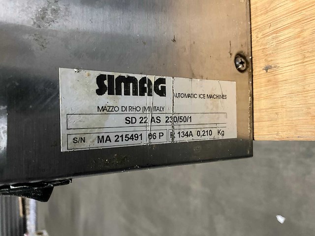 Simag sd22as ijsblokjesmachine - afbeelding 4 van  6