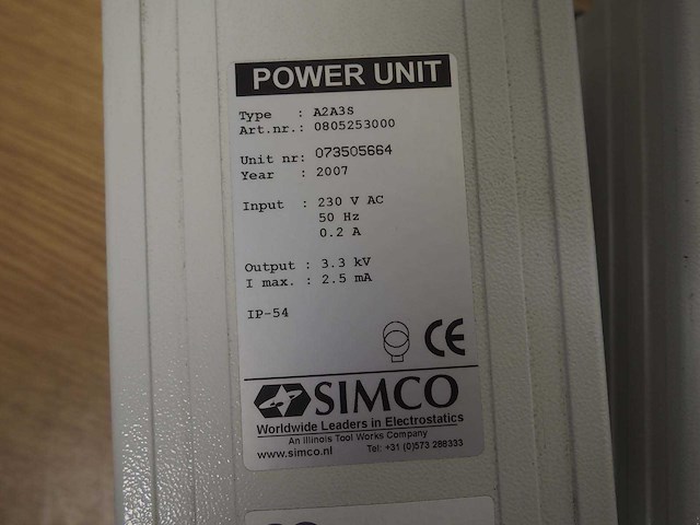 Simco - a2a3s - ioniseer units (3x) - afbeelding 4 van  6
