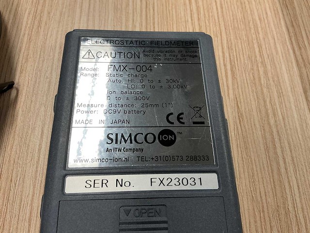 Simco - fmx-004 - elektrostatische meter - afbeelding 3 van  3