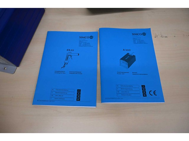 Simco ion es-j2 / a-unit ionisatiepistool met voedingsapparaat - afbeelding 5 van  5