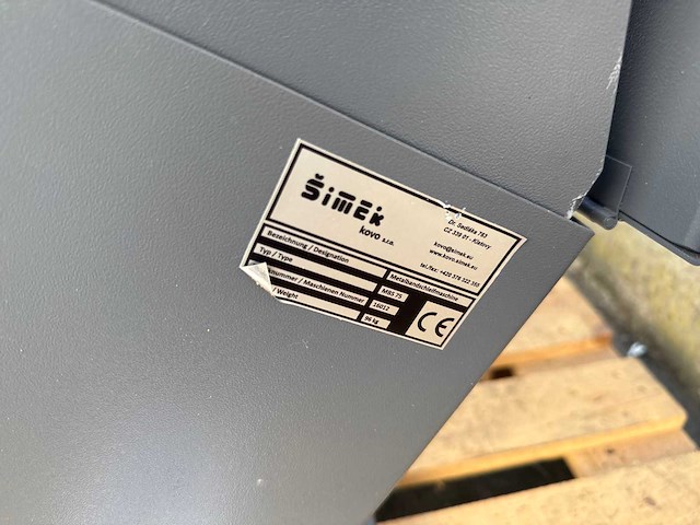Simek mbs 75 bandschuurmachine - afbeelding 8 van  10