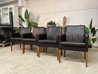 Simon leren eetkamerstoel (4x) - afbeelding 3 van  10