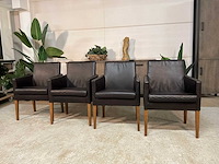 Simon leren eetkamerstoel (4x) - afbeelding 6 van  10