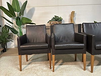 Simon leren eetkamerstoel (4x) - afbeelding 8 van  10